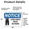 Signmission 12 in Height, 18 in Width, Vinyl Decal, Rectangle OS-2PACK-NS-D-1218-L-15908 - alternate 5